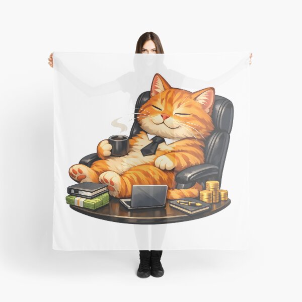 Item preview, Orange Cat CEO of Naps Premium Cute Executive Illustration designed and sold by builtforyou.
