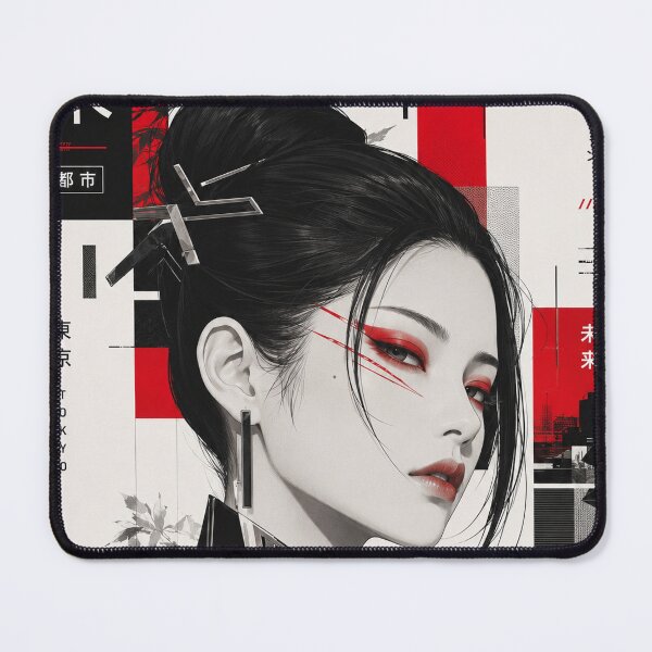 Item preview, Neo Tokyo Cyberpunk Techwear Girl Aesthetic designed and sold by MARQUES DESIGN ART .