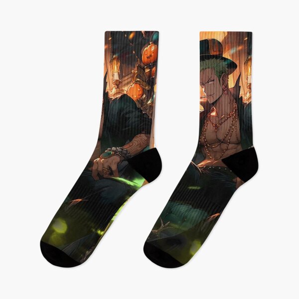 Item preview, Roronoa Zoro One Piece Halloween Emerald Aura Anime Style designed and sold by Doramnkora.