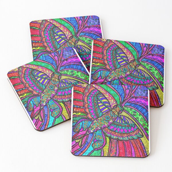Item preview, Garden Butterfly – Hand Drawn Floral Fantasy Art designed and sold by Selena.m.studio.
