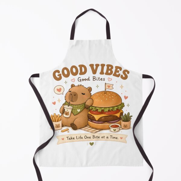 Item preview, Cute Burger Capybara Shirt | Kawaii Cheeseburger Animal | Good Vibes Good Bites | Cozy Foodie Gift | Capybara Lover Tee designed and sold by Snackwear Apparel.