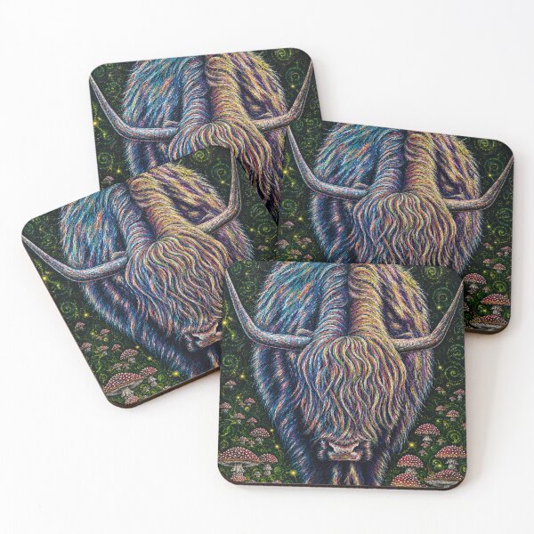 Item preview, Mystical Highland Cow Guardian designed and sold by LinxTheStrange.