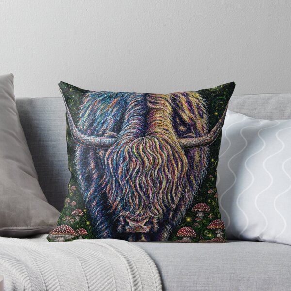 Item preview, Mystical Highland Cow Guardian designed and sold by LinxTheStrange.