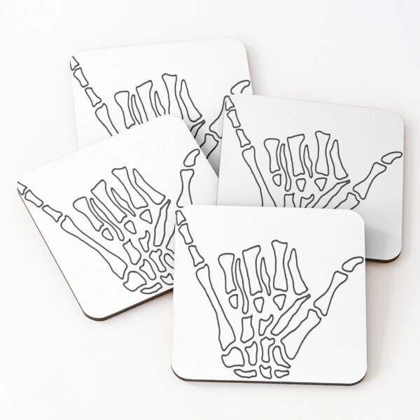 Item preview, Simple Skeleton Shaka  designed and sold by SurferLife.