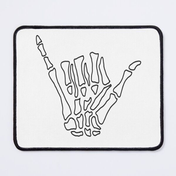 Item preview, Simple Skeleton Shaka  designed and sold by SurferLife.
