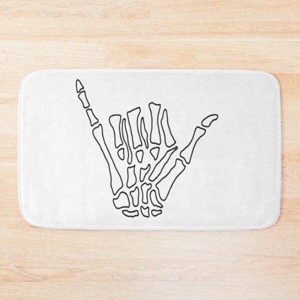Item preview, Simple Skeleton Shaka  designed and sold by SurferLife.