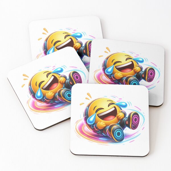 Item preview, Cyber Rolling Laugh designed and sold by syotos-ai.