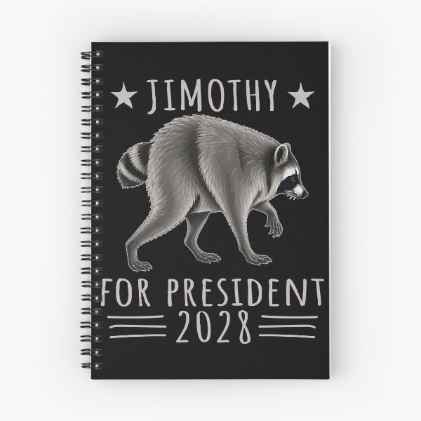 Item preview, Viral Raccoon Trending Jimothy for President 2028 Funny Meme designed and sold by wtfbba.