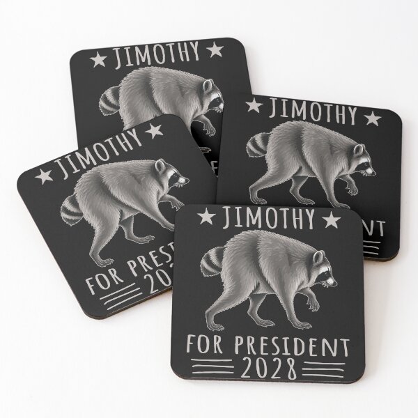 Item preview, Viral Raccoon Trending Jimothy for President 2028 Funny Meme designed and sold by wtfbba.