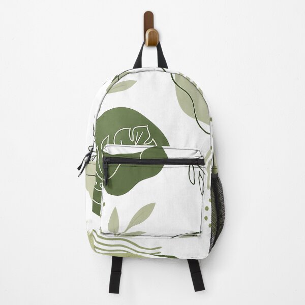 Item preview, Minimal Botanical Abstract Pattern | Modern Green Nature Leaves Design designed and sold by Tshirtstory.