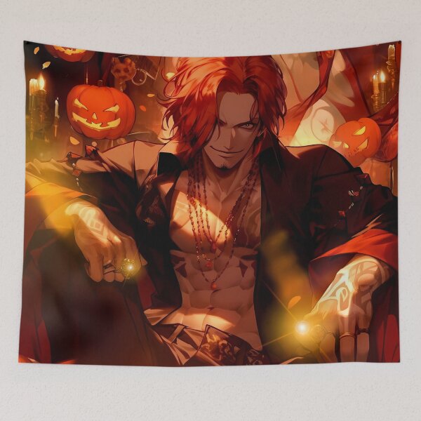 Item preview, Shanks One Piece Halloween Throne Pumpkin Glow designed and sold by Zwjona.