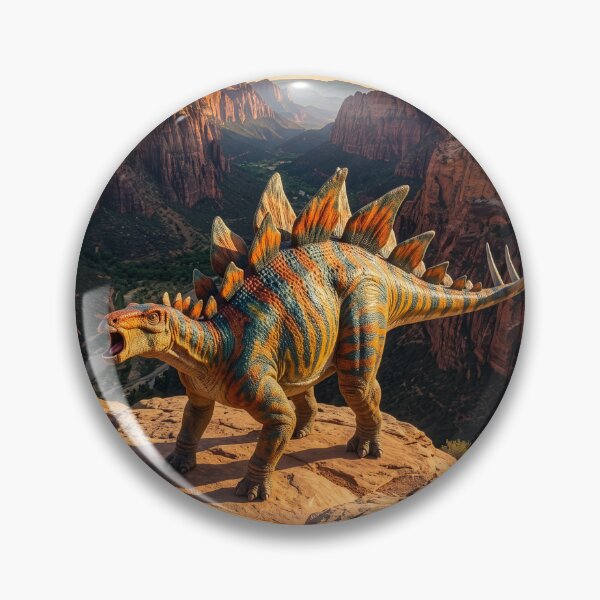 Item preview, Stegosaurus Roars in Ancient Grand Canyon designed and sold by Tridentulus.