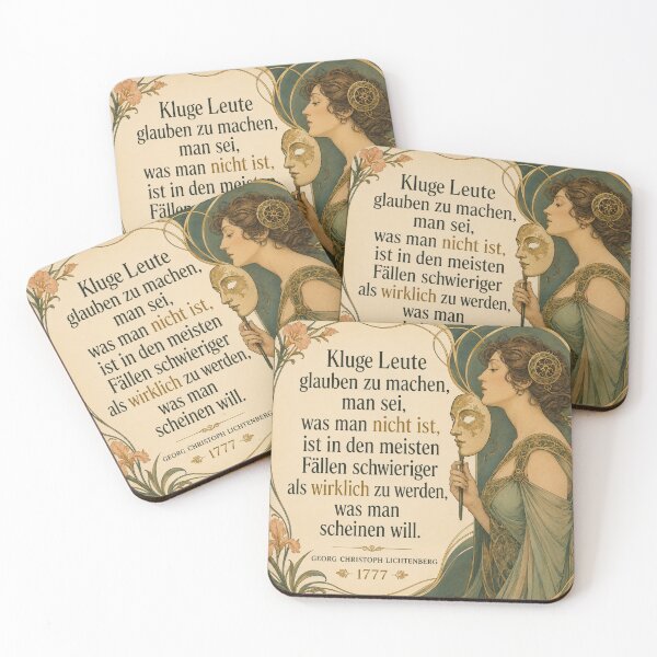 Item preview, Lichtenberg quote designed and sold by Cozy Comforts Design.