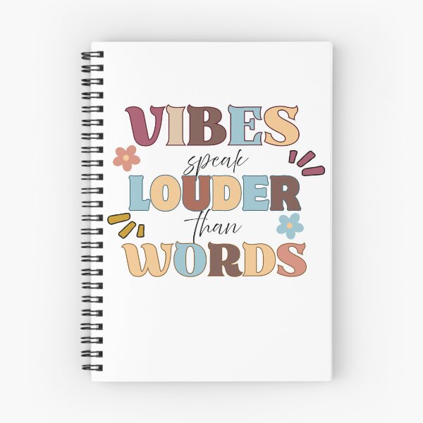 Item preview, Vibes Speak Louder Than Words designed and sold by Knowledge Kraft.