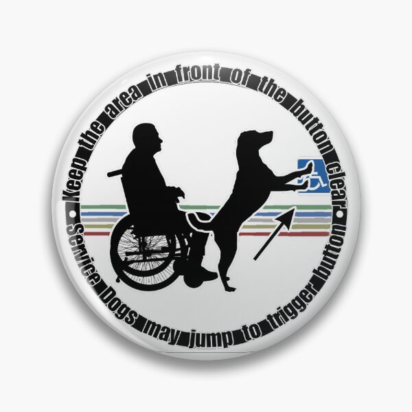 Item preview, Service dog accessible door awareness designed and sold by -Archie Alexandre-.