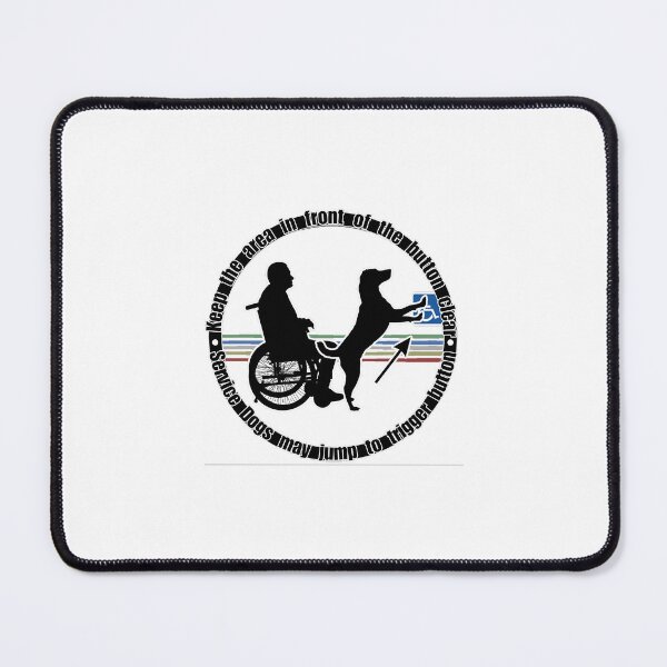 Item preview, Service dog accessible door awareness designed and sold by -Archie Alexandre-.
