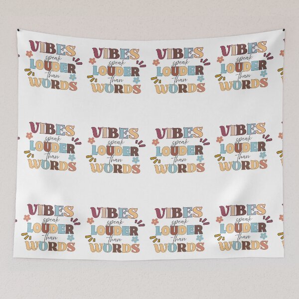 Item preview, Vibes Speak Louder Than Words designed and sold by Knowledge Kraft.