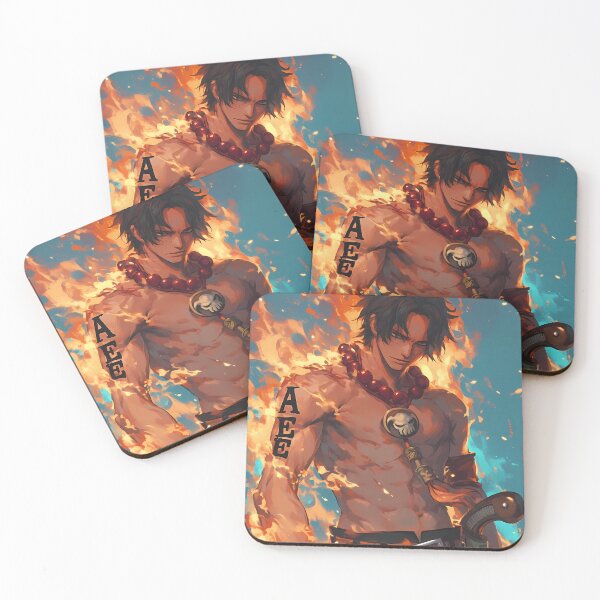 Item preview, Portgas D Ace One Piece Blazing Pirate Flame Aura designed and sold by Mazghobarts.