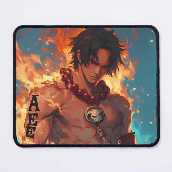 Item preview, Portgas D Ace One Piece Blazing Pirate Flame Aura designed and sold by Mazghobarts.