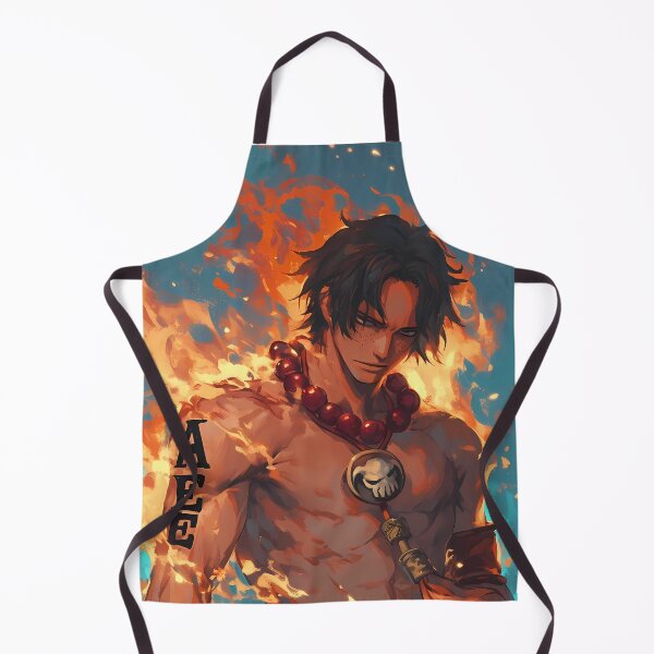 Item preview, Portgas D Ace One Piece Blazing Pirate Flame Aura designed and sold by Mazghobarts.