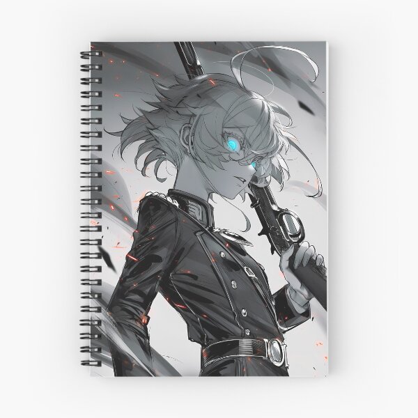 Item preview, Tanya Degurechaff Saga Tanya Evil Monochrome Ember Anime Girl designed and sold by Zwjona.