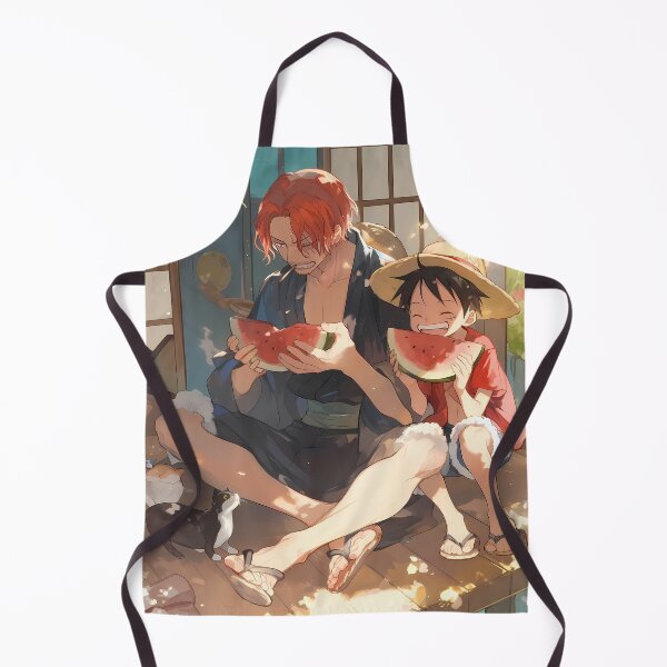 Item preview, Shanks One Piece Sunny Watermelon Day With Luffy designed and sold by Kellanartist.