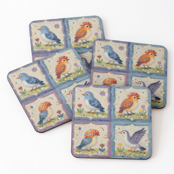 Item preview, Wimsey Songbirds on Spring Quilt designed and sold by TheMadTeaParty.