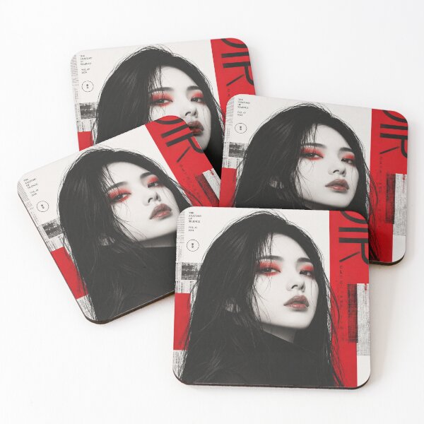 Item preview, Hyogo Noir Red And Black Editorial Art designed and sold by MARQUES DESIGN ART .