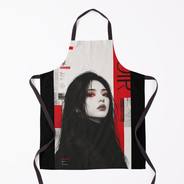 Item preview, Hyogo Noir Red And Black Editorial Art designed and sold by MARQUES DESIGN ART .