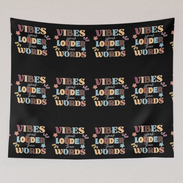 Item preview, Vibes Speak Louder Than Words designed and sold by Knowledge Kraft.