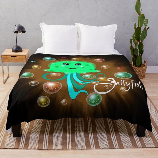 Item preview, Happy Jellyfish Under the Sea designed and sold by Shirley cute art .