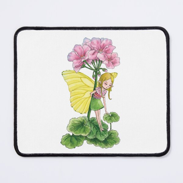 Item preview, April 24th birthday flower Geranium Fairy designed and sold by birthflower.