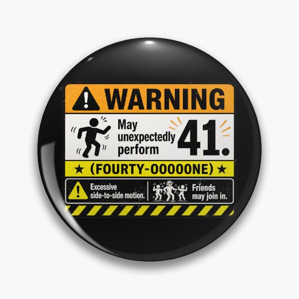 Item preview, 41 (forty-ooooone) SIDEWAYS SOCIETY COLLECTION - LABEL - CAUTION - Friends may join in v2 designed and sold by WheelieGdArt.