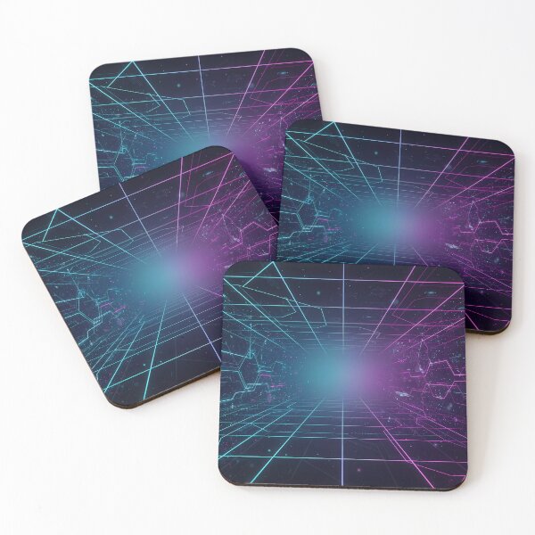 Item preview, Sun Futuristic Cyberpunk Neon Grid Tech Interface Art designed and sold by ART ATTACK ZONE.