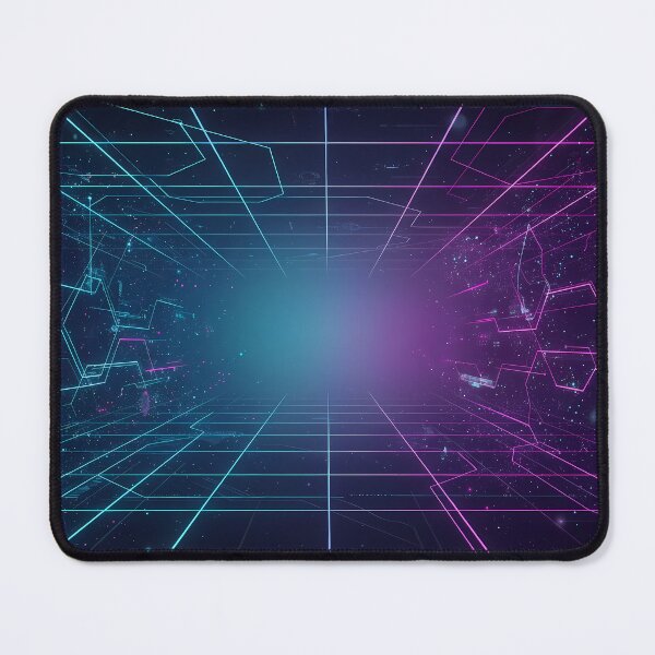 Item preview, Sun Futuristic Cyberpunk Neon Grid Tech Interface Art designed and sold by ART ATTACK ZONE.