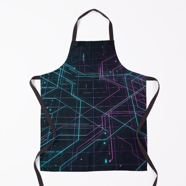Item preview, Earth Futuristic Cyberpunk Neon Grid Tech Interface Art designed and sold by ART ATTACK ZONE.