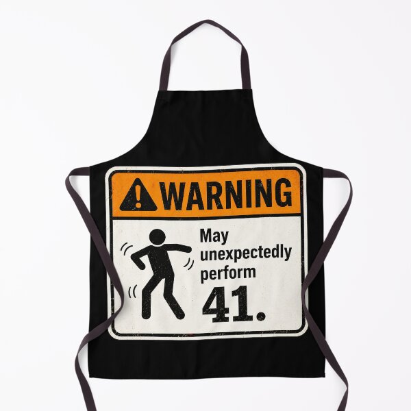Item preview, 41 (forty-ooooone) SIDEWAYS SOCIETY COLLECTION - LABEL - WARNING - May unexpectedly perform 41 designed and sold by WheelieGdArt.
