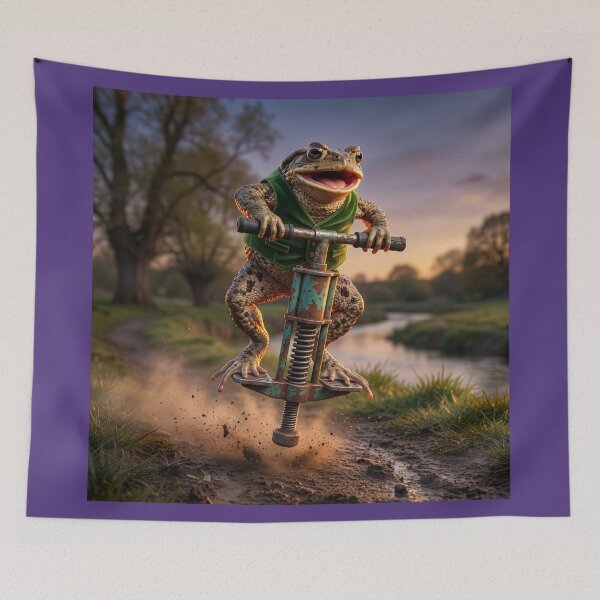 Item preview, Toad Goes Wild on Pogo Stick designed and sold by Tridentulus.