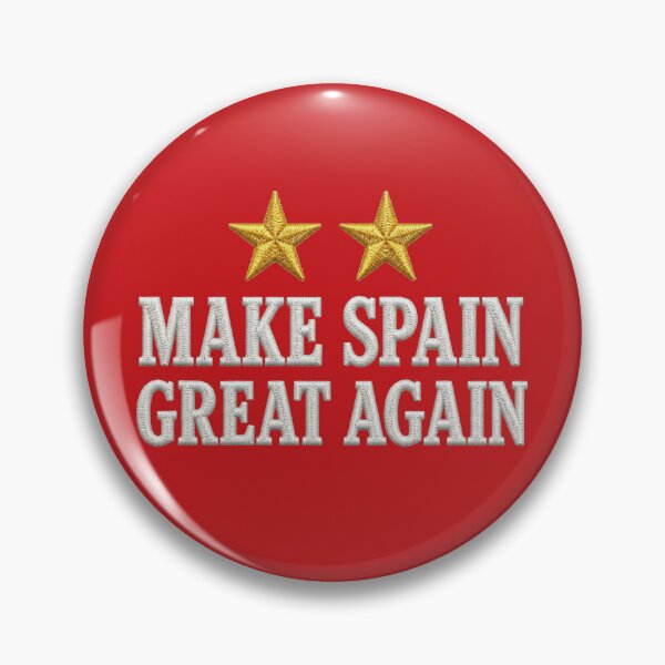 Item preview, MAKE SPAIN GREAT AGAIN GOLD TWO STARS designed and sold by JohnMillDesigns.