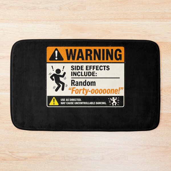 Item preview, 41 (forty-ooooone) SIDEWAYS SOCIETY COLLECTION - LABEL - WARNING - SIDE EFFECTS INCLUDE Random Forty-ooooone designed and sold by WheelieGdArt.