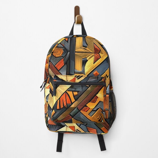 Item preview, African-Inspired Golden, Orange, Red And Black Pattern designed and sold by DEC02.