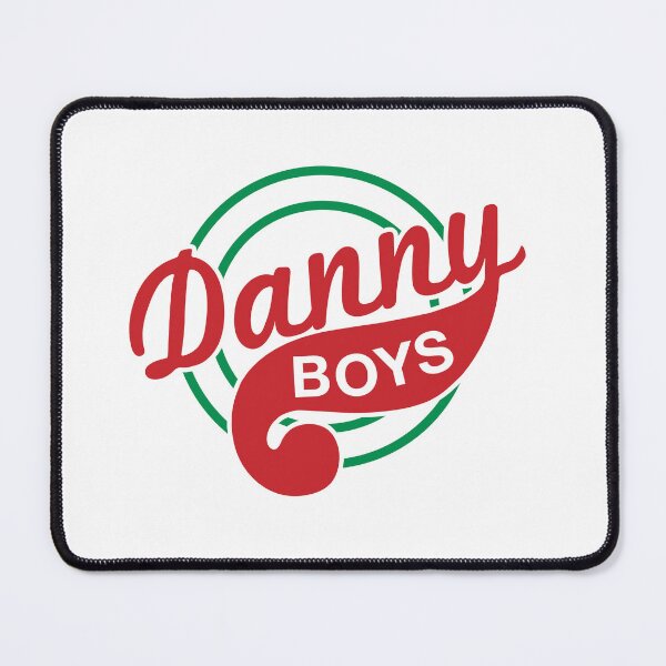 Item preview, Danny Boys Vintage Red Script Typography Logo designed and sold by nicwe.