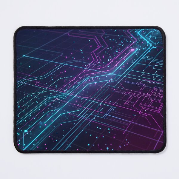 Item preview, Germany Futuristic Cyberpunk Neon Grid Tech Interface Art designed and sold by ART ATTACK ZONE.