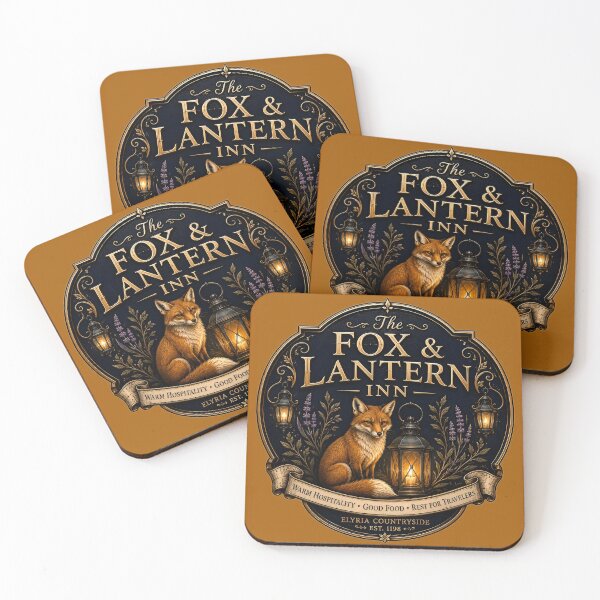Item preview, Fox and Lantern Inn  designed and sold by Elyria Souvenirs and Gifts.