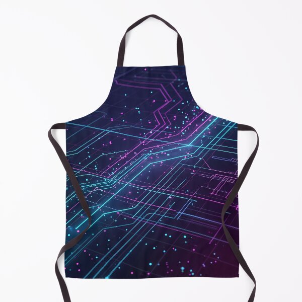 Item preview, Germany Futuristic Cyberpunk Neon Grid Tech Interface Art designed and sold by ART ATTACK ZONE.