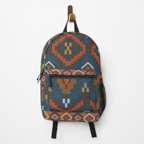 Item preview, Rustic Pixel Art Aztec Tribal Pattern in Earth Tones designed and sold by Aumpuk.