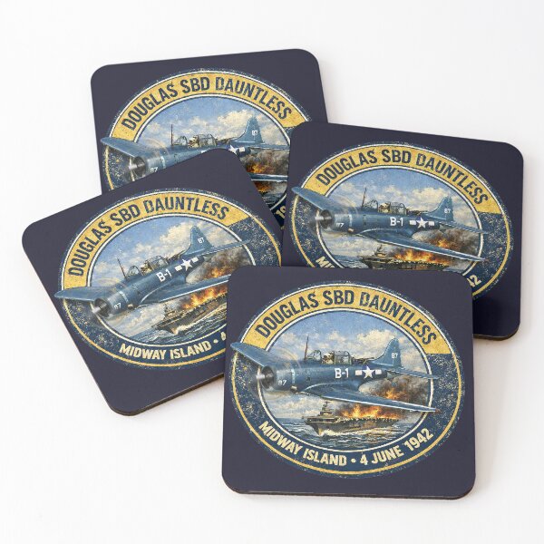 Item preview, Douglas SBD Dauntless - Midway Island designed and sold by Omaha Jones T-Shirts and More.