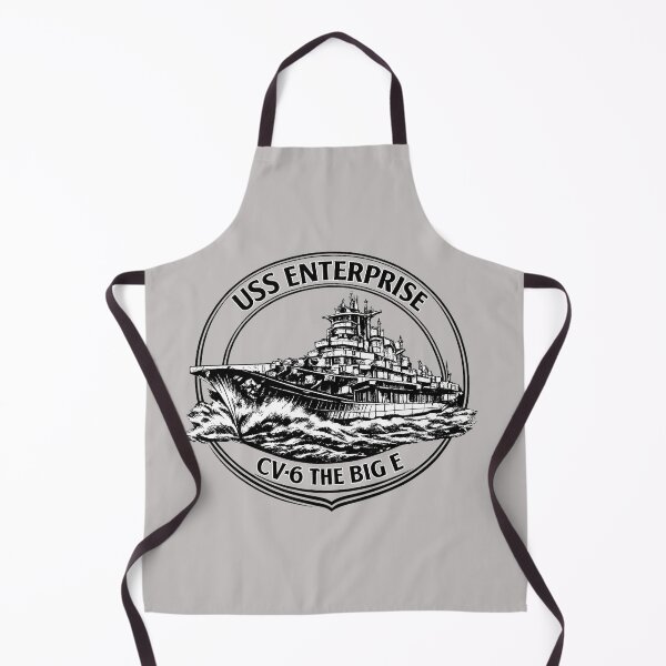 Item preview, USS Enterprise - The Big E (light background variant) designed and sold by Omaha Jones T-Shirts and More.