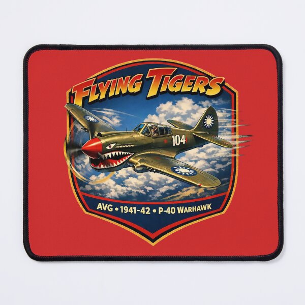 Item preview, Flying Tigers - P-40 Warhawk designed and sold by Omaha Jones T-Shirts and More.