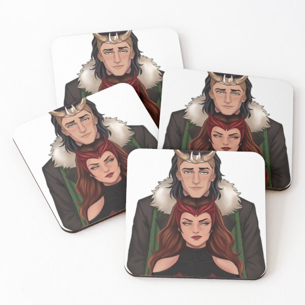 Item preview, Loki and Wanda (no border) designed and sold by Wickedwire.